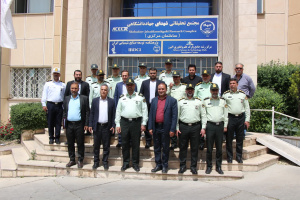 بازدید فرمانده انتظامی استان البرز از  پاک علم و فناوری البرز